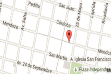 Mapa Sucursal Mendoza